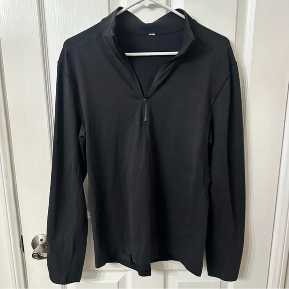 Men’s lululemon Surge Warm Half Zip in black, S